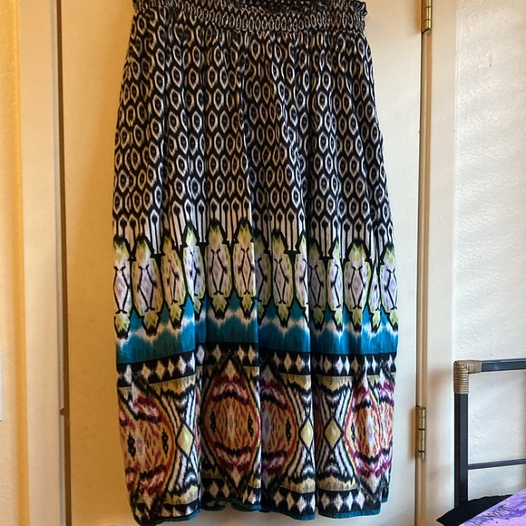 Just My Size A-Line  Skirt, 1X, Multi-Color Boho Design - Picture 13 of 13